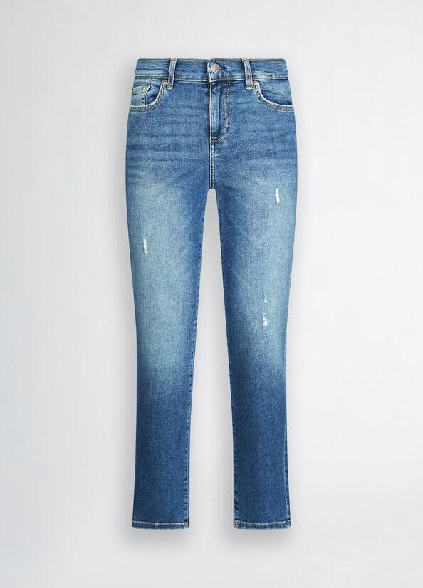 Jeans slim fit con strass UA5066DS615 78849 liU JO 