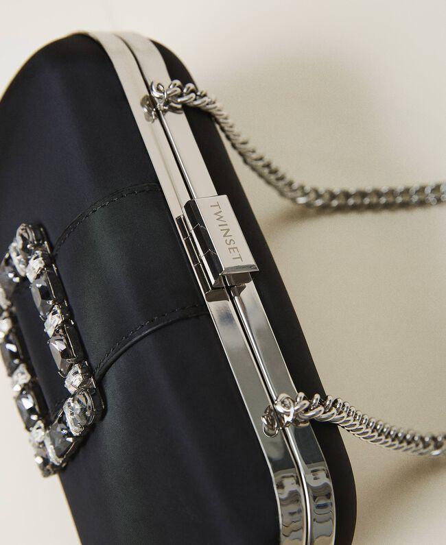 BORSA CLUTCH CON FIBBIA GIOIELLO E TRACOLLA 202TB7063 00006 TWINSET 