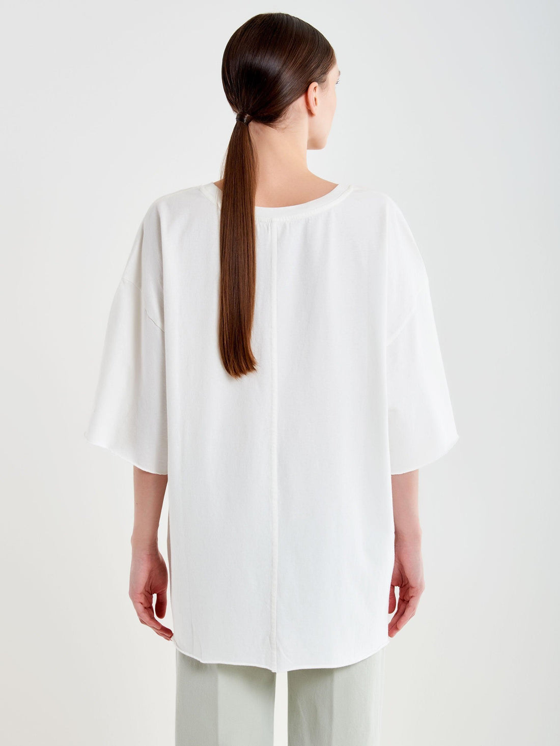 t-shirt basic oversize UAB 0023 NATURALE VICOLO 