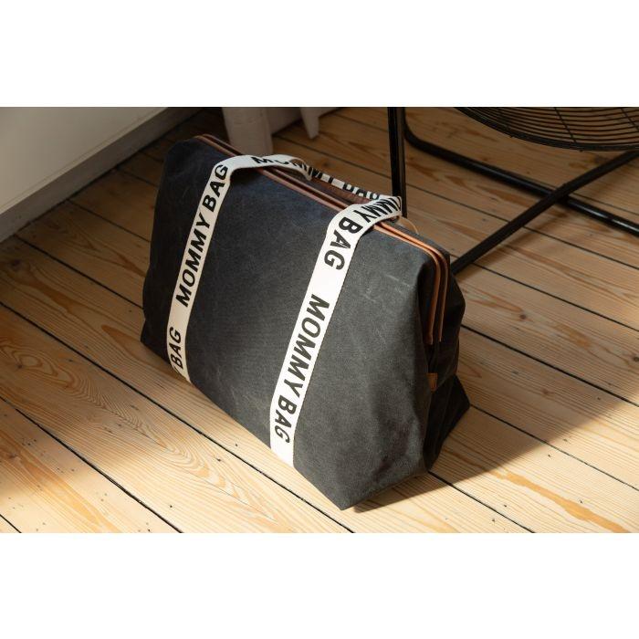 borsa mommy bag MOMMY BAG TELA NERO CHILDHOME 