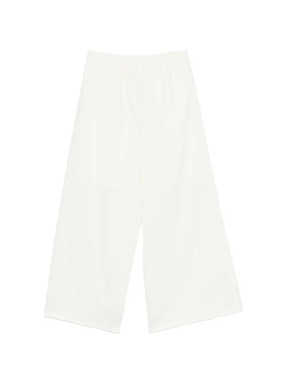 pantalone con elastico in vita 261GJ2036 OFF WHITE TWINSET GIRL 