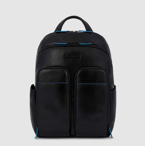 zaino con protezione in pelle CA5574B2V N PIQUADRO 