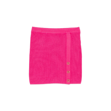 minigonna in maglia con logo 252GJ3063 00338 TWINSET GIRL 