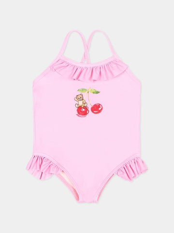 costume intero con logo MBL00G LKA11 51473 MOSCHINO KIDS 