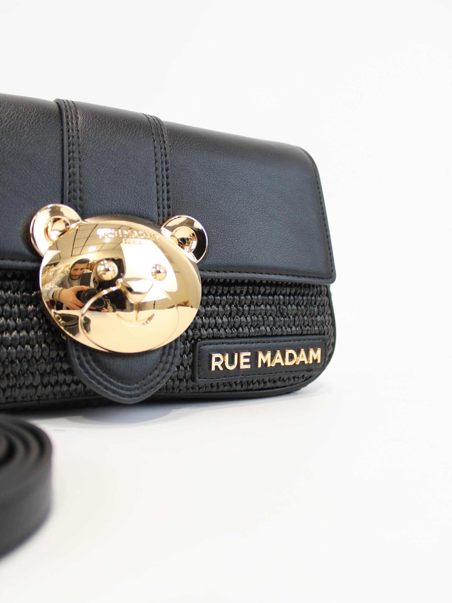 teddy it bag 1384 BLACK RUE MADAM PARIS 