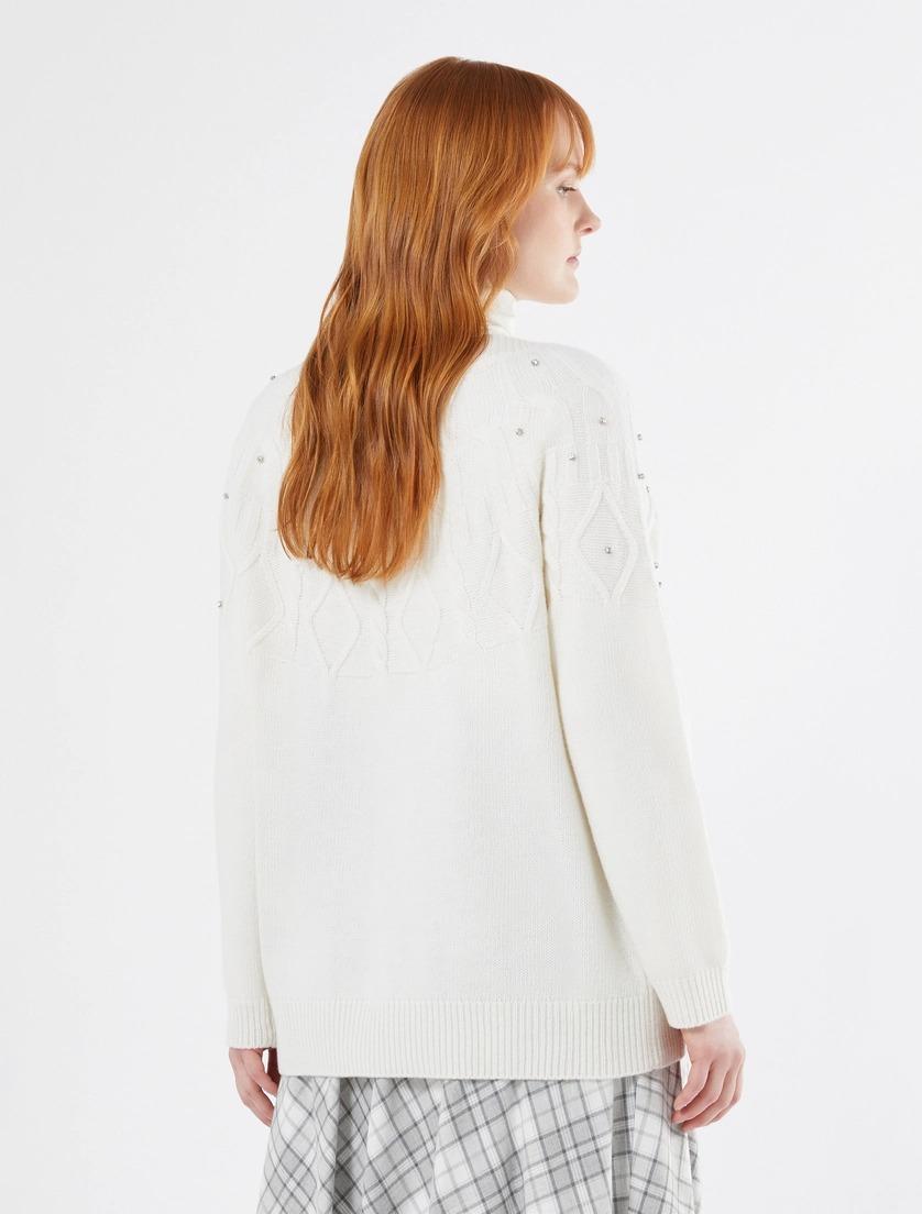 maglia in misto lana con strass STEPPA 002 MARINA SPORT 