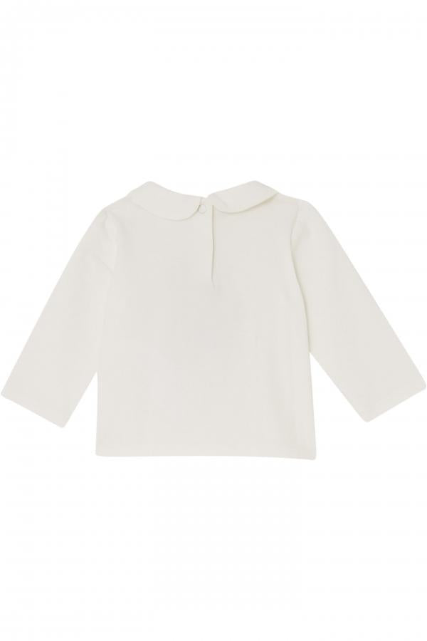 t-shirt con stampa contrasto HF5067J0088 T9091 LIU JO JUNIOR 