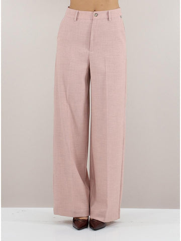 pantalone a vita alta MF5514T4334 61508 LIU JO WHITE 