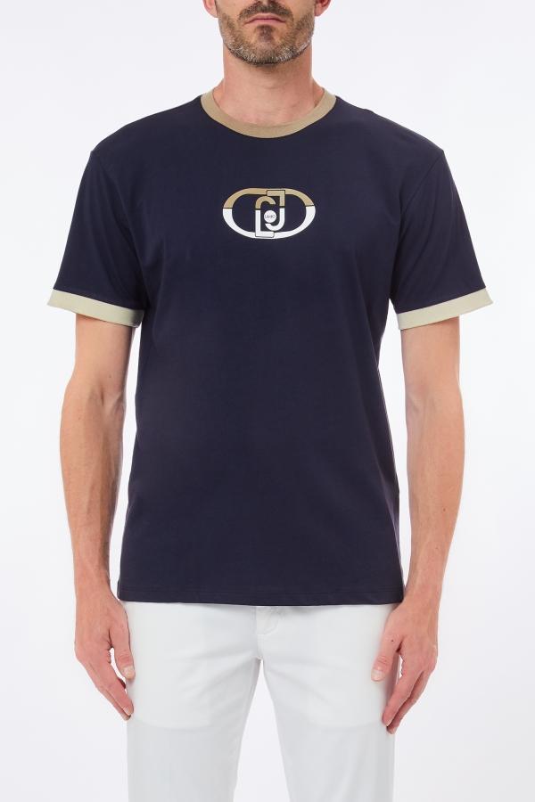 t-shirt con logo QA5275J4819 94013 liU JO 