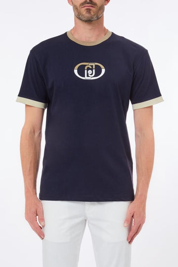 t-shirt con logo QA5275J4819 94013 liU JO 