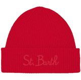 MC2 SAINT BARTH cappello moss in misto cashmere Rosso