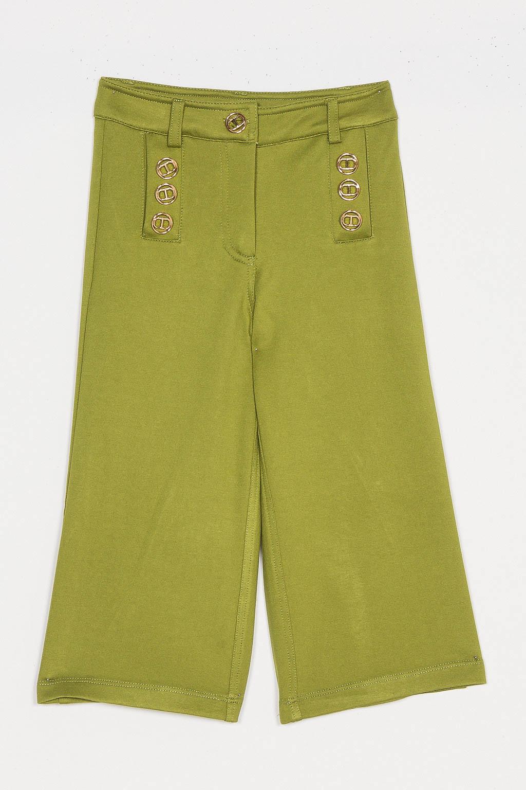 pantalone con bottoni logati 252GB2221 12576 TWINSET GIRL 