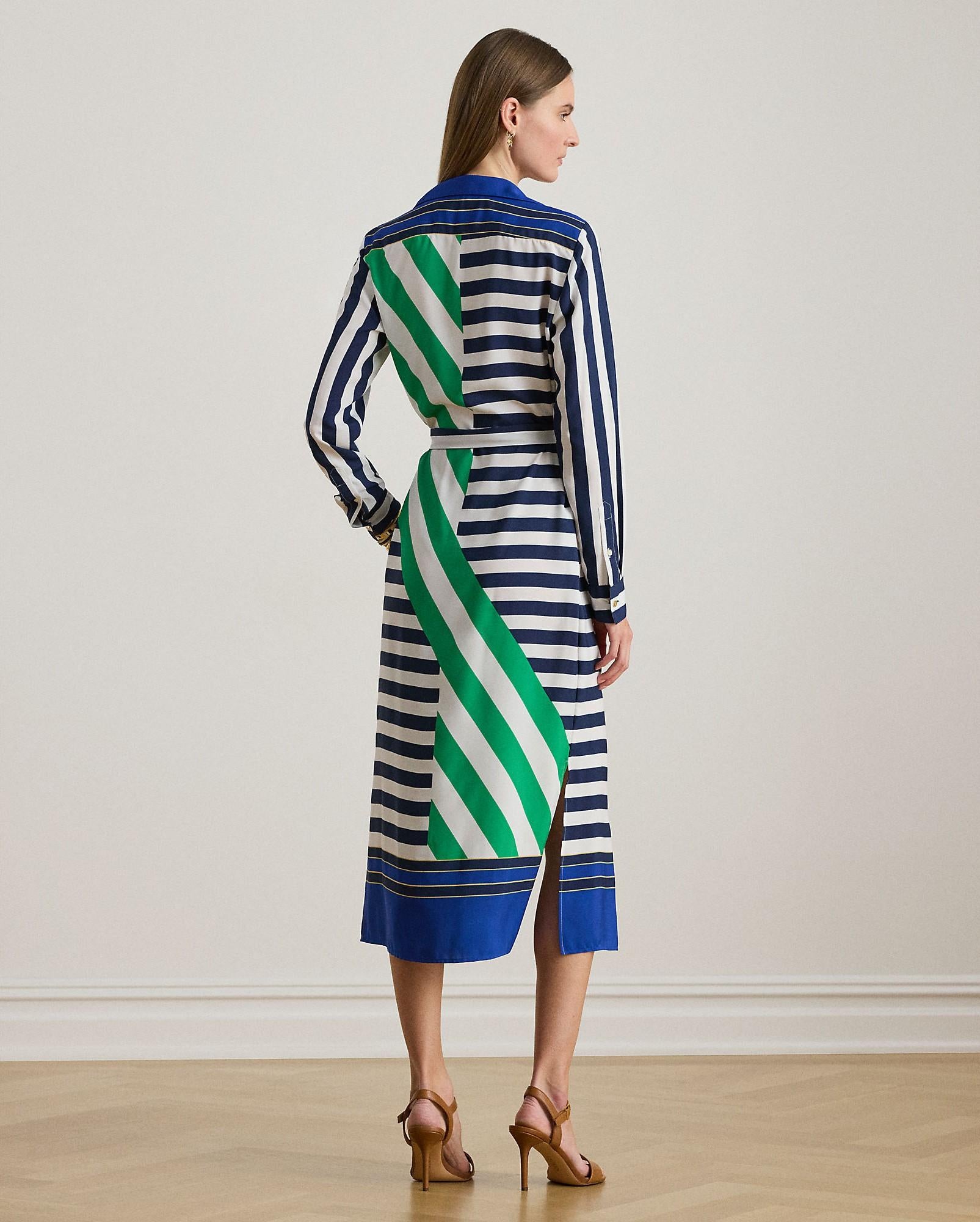 abito a camicia a righe 200-P03700 001 LAUREN RALPH LAUREN 