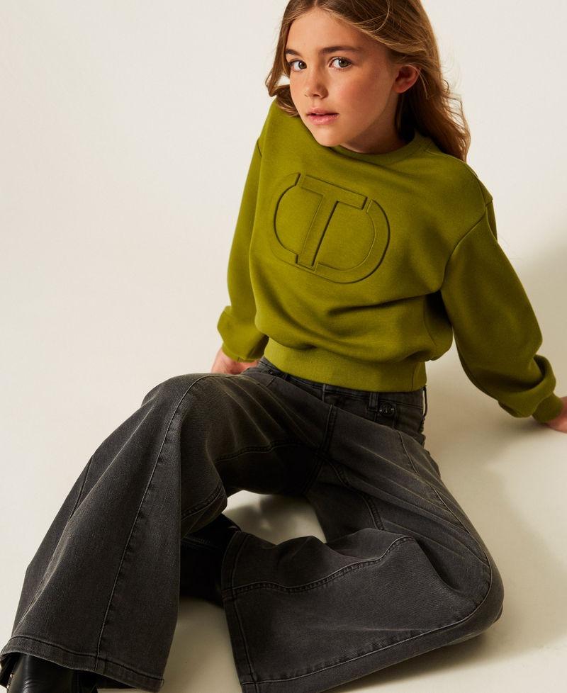jeans con applicazione gioiello 252GJ2290 11835 TWINSET GIRL 