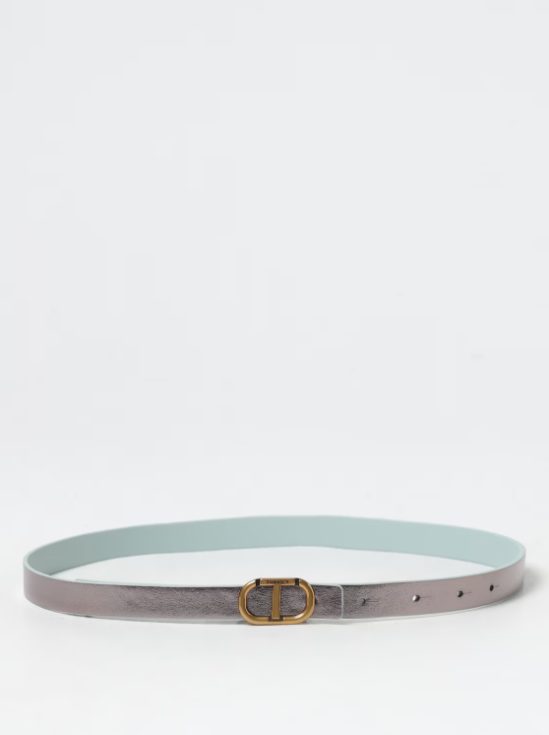 cintura sottile con logo oval 242TA4221 11896 TWINSET 