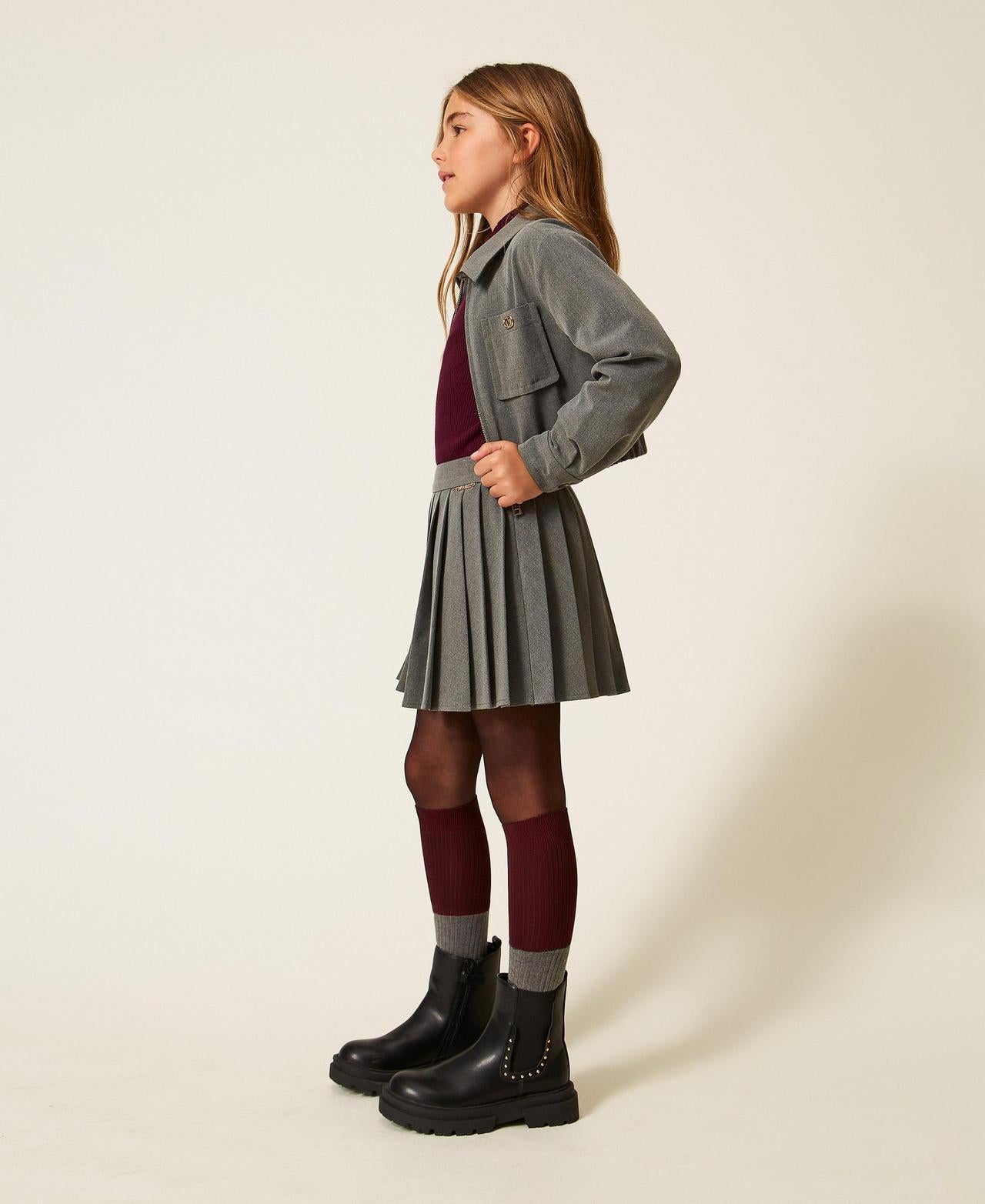 minigonna in flanella 252GJ2271 11727 TWINSET GIRL 