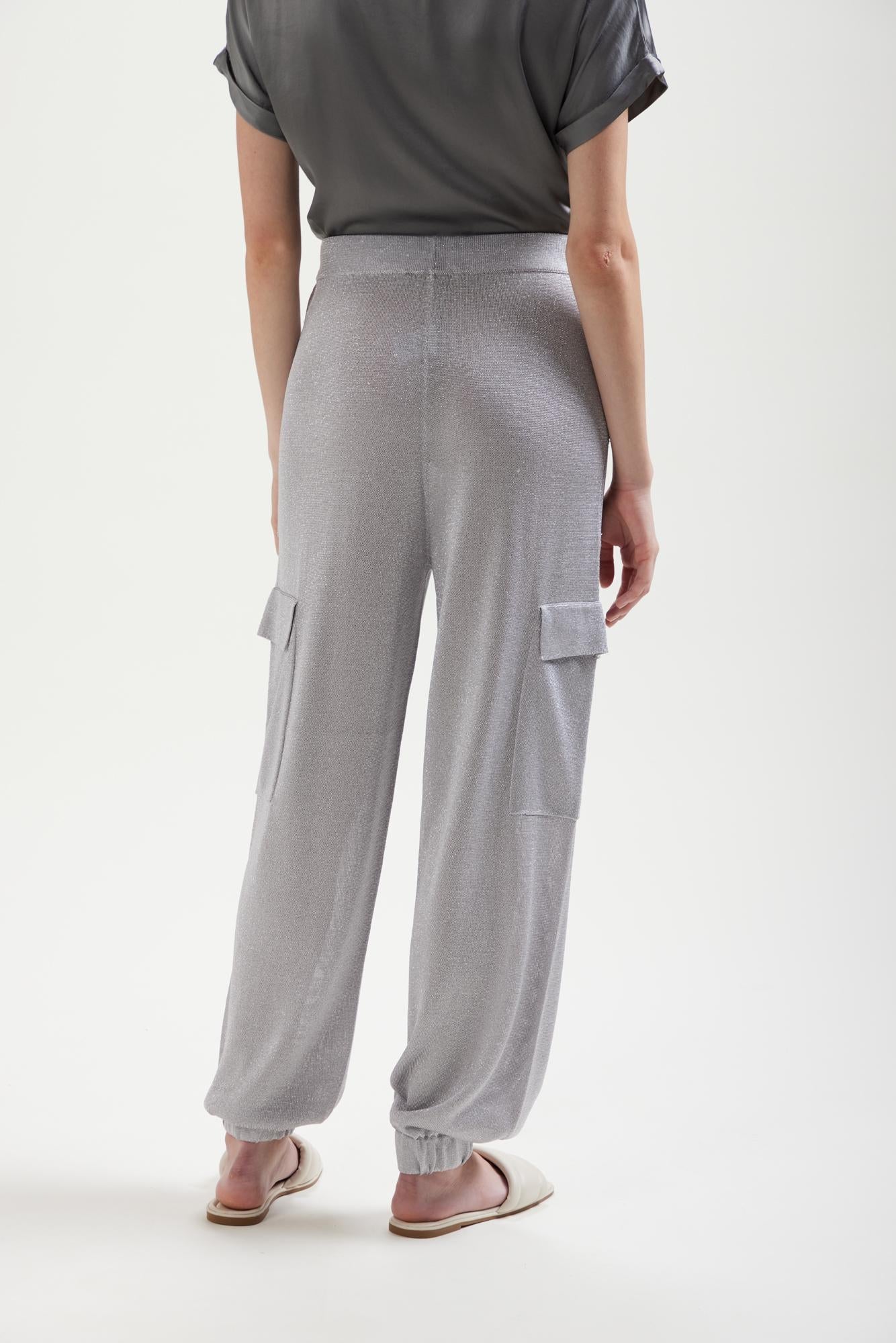 Pantalone cargo in lurex 8970 15 00004 KANGRA 