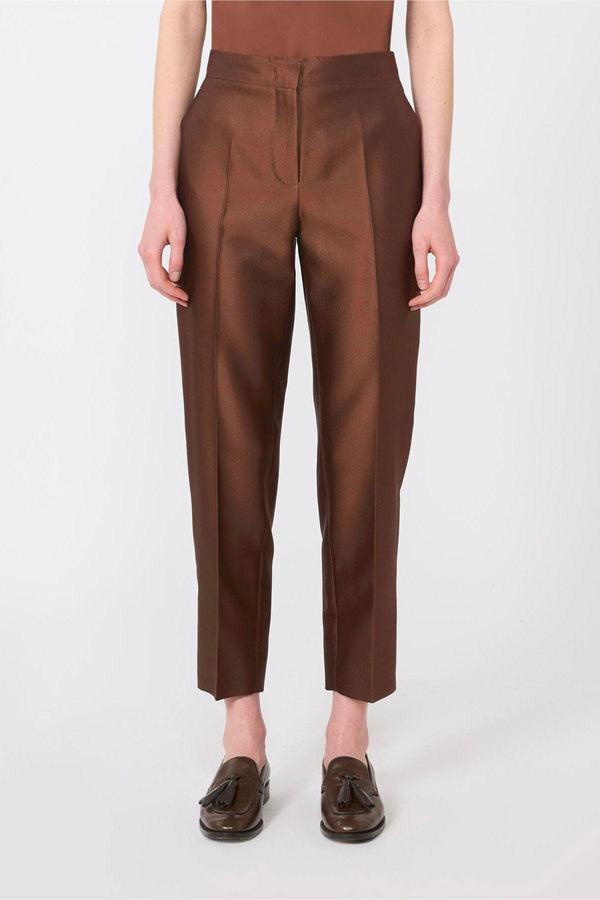 pantaloni in pura seta MSTZINCO 002 MAXMARA STUDIO 