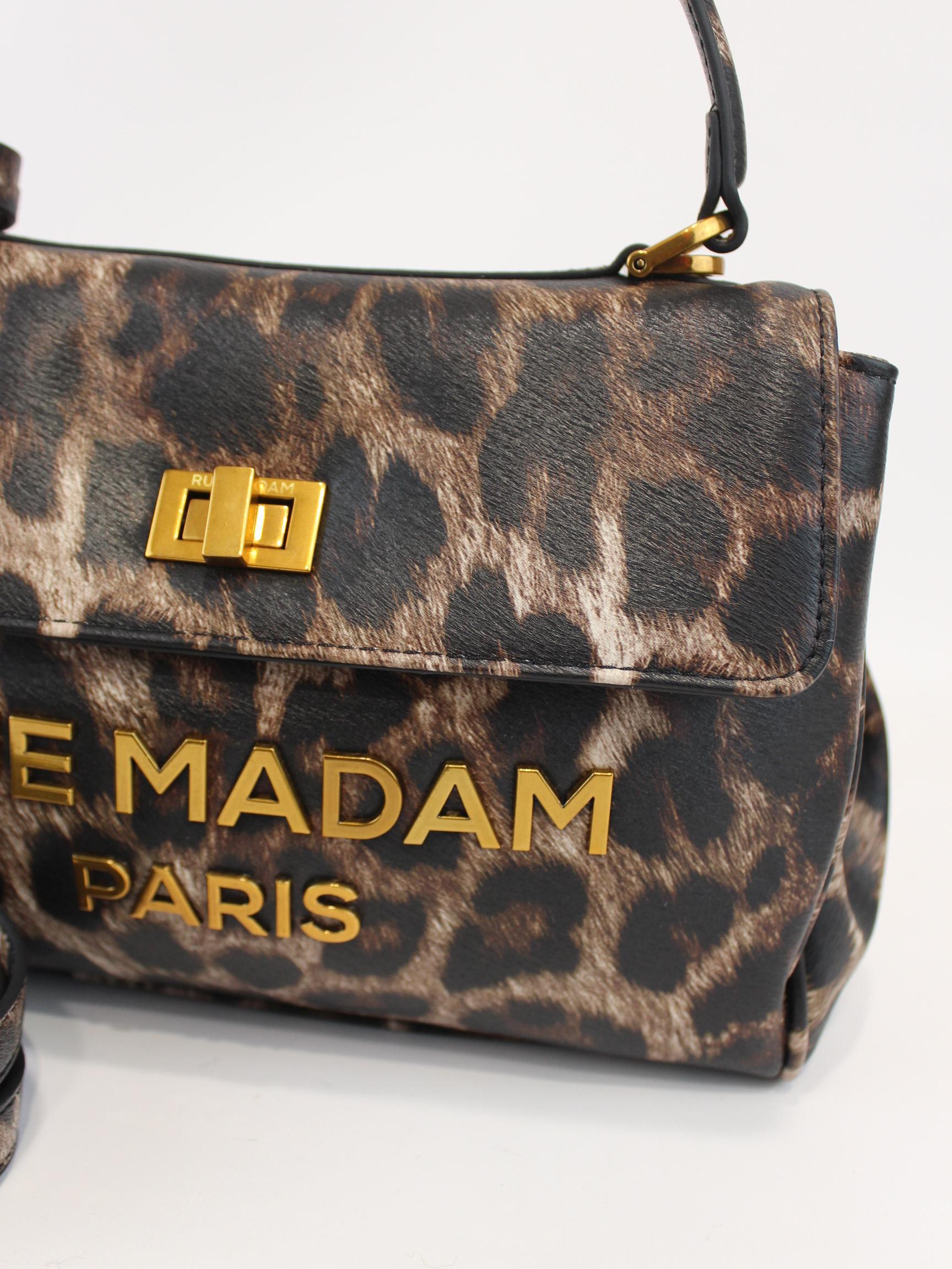 borsa jours xs 1489 LEOPARD RUE MADAM PARIS 