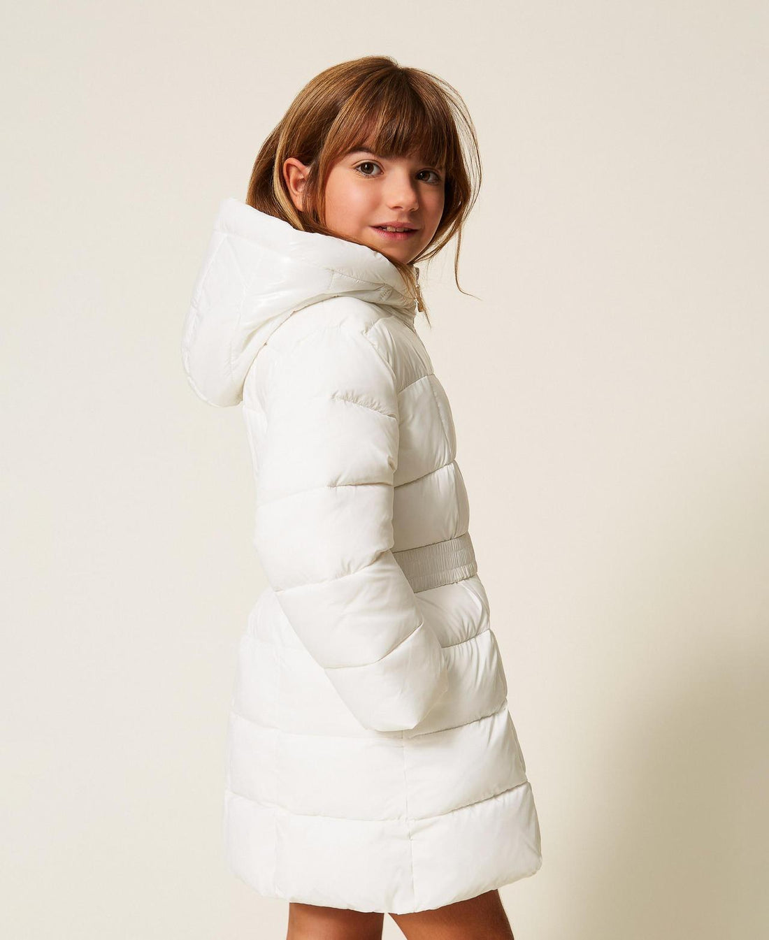 piumino lungo trapuntato 252GB2180 12577 TWINSET GIRL 