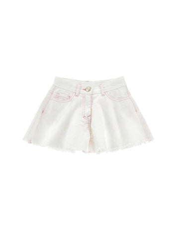 shorts con ricami 19H420 8043 0099 MONNALISA 