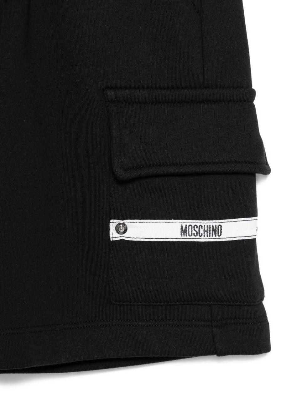 Shorts con logo HUQ02O LCA86 60100 MOSCHINO KIDS 