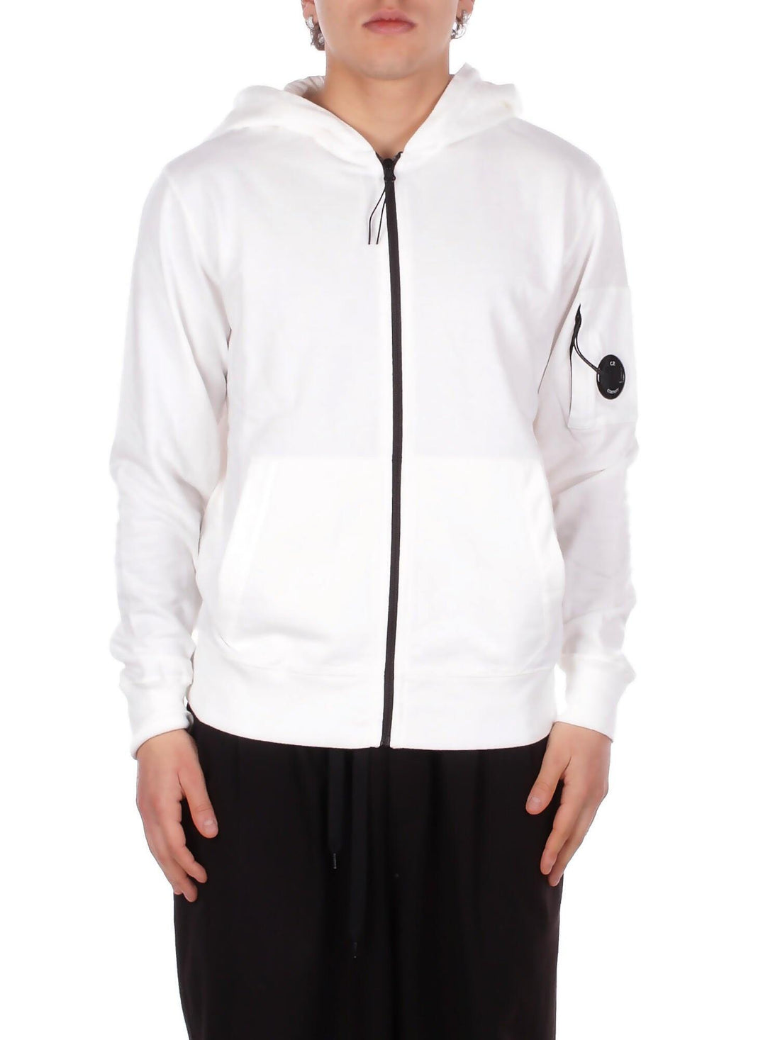 felpa fleece zip 20CMSS081A 002246G 103 CP COMPANY 
