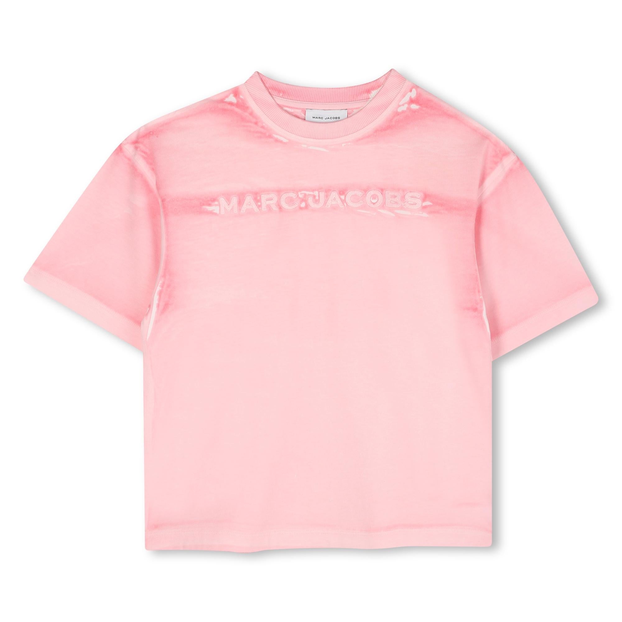 t-shirt effetto sbiadito W60657 475 MARC JACOBS KIDS 