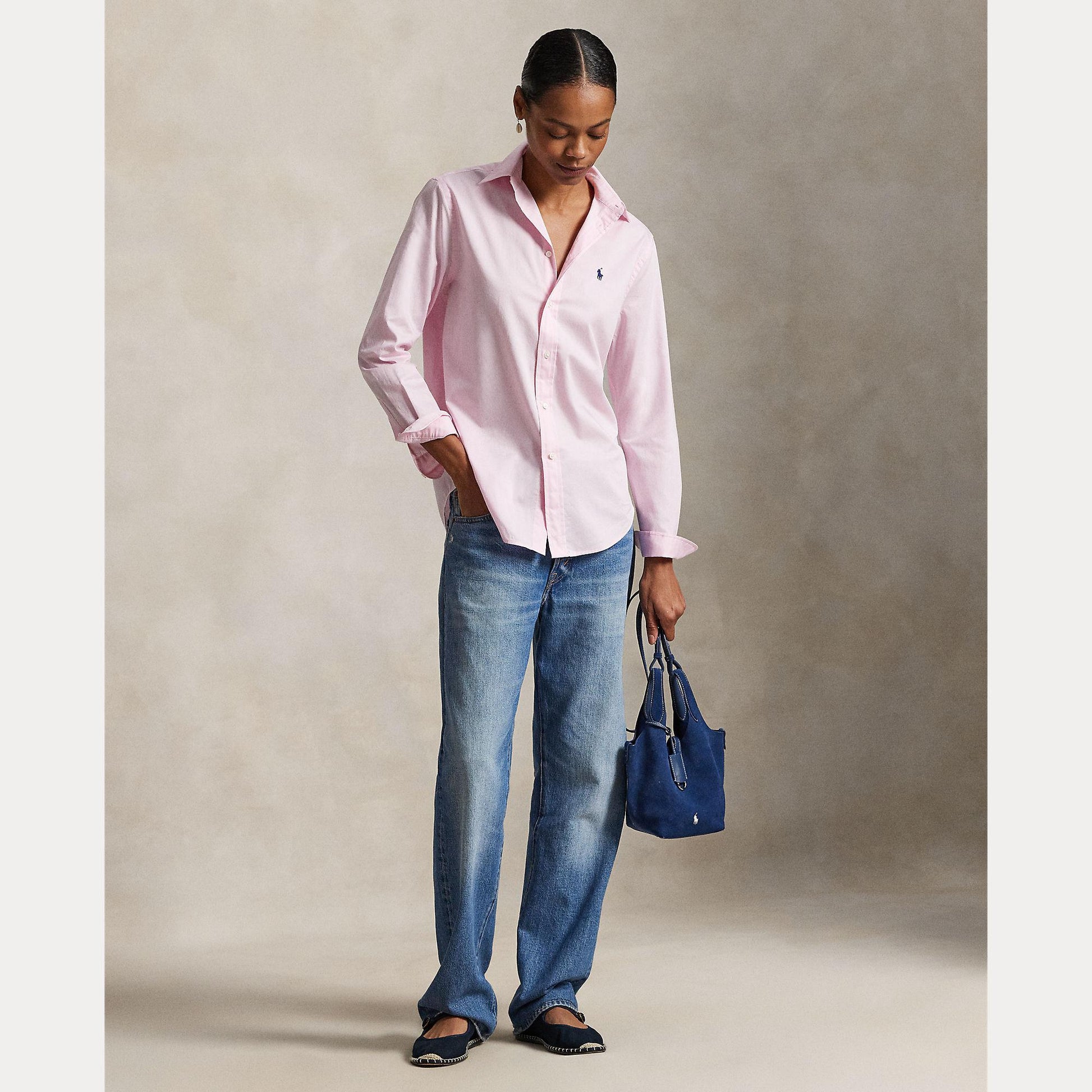 camicia in twill di cotone 211-A92177 009 RALPH LAUREN POLO 