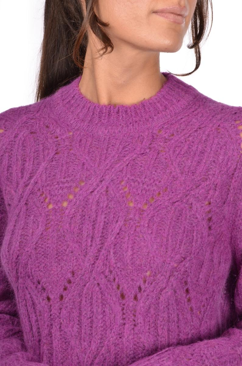 maglione a rombi traforati 36455 10255 275 GRAN SASSO 