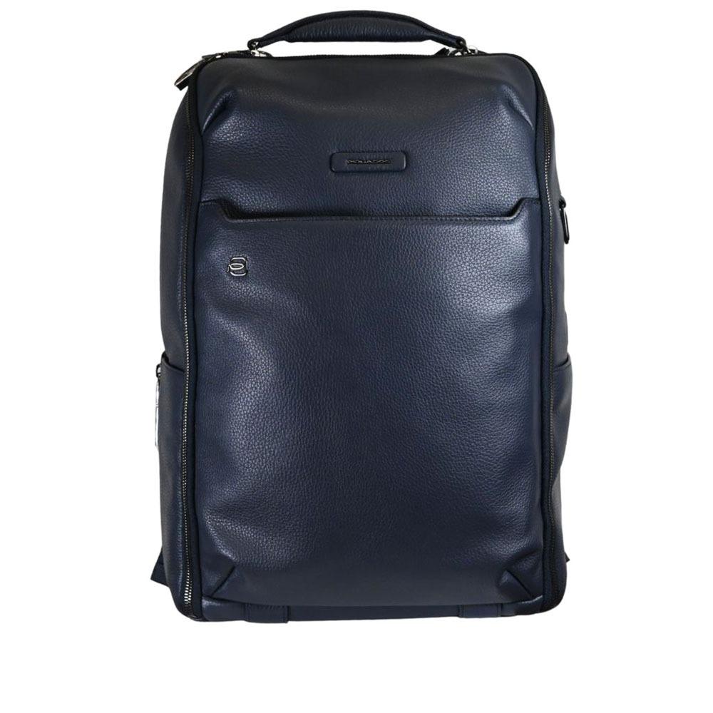 zaino con impronta digitale CA7106MOS BLU PIQUADRO 