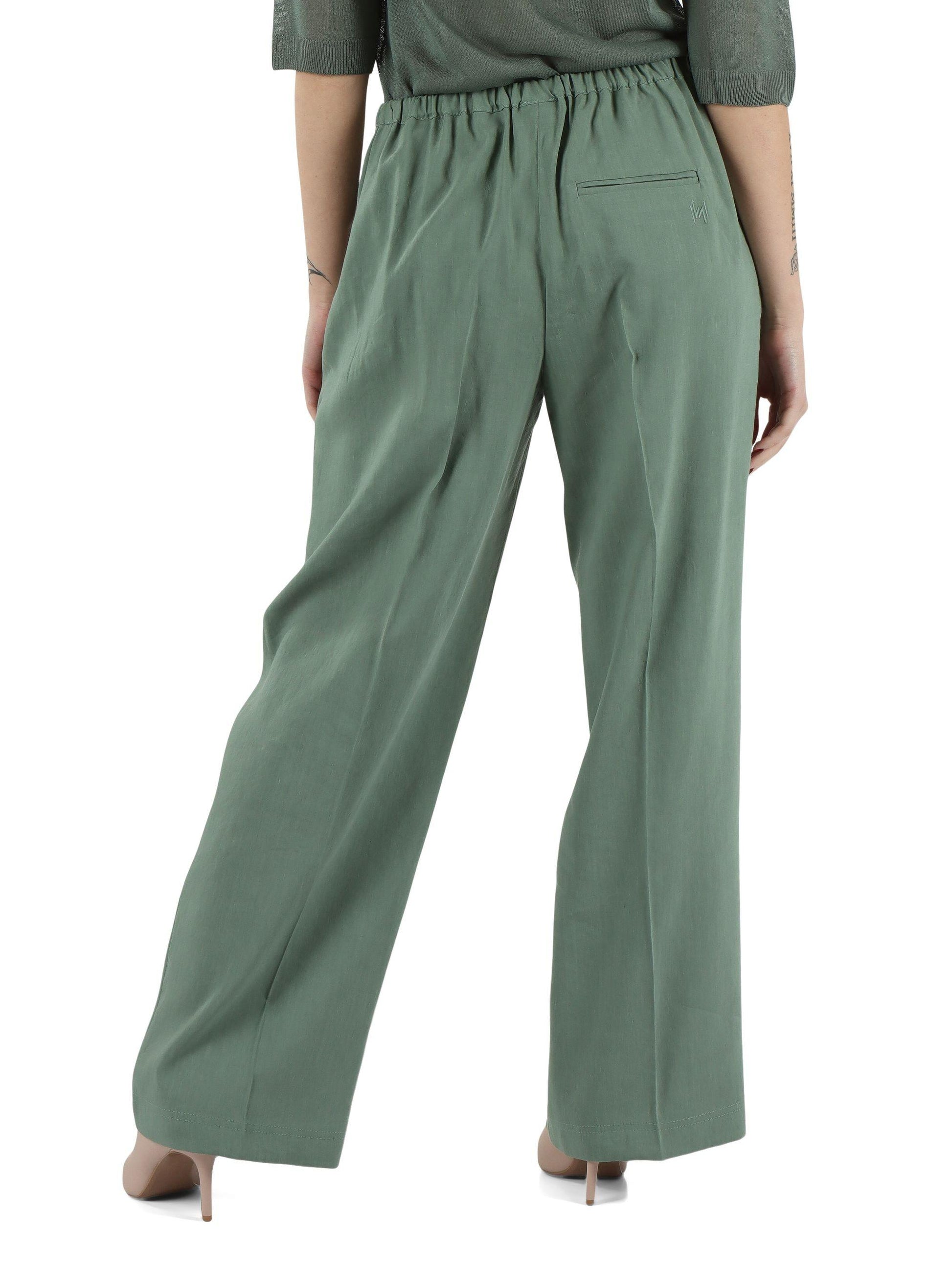 pantalone in lino MLMALLORO 003 MARella MONOCHROME 
