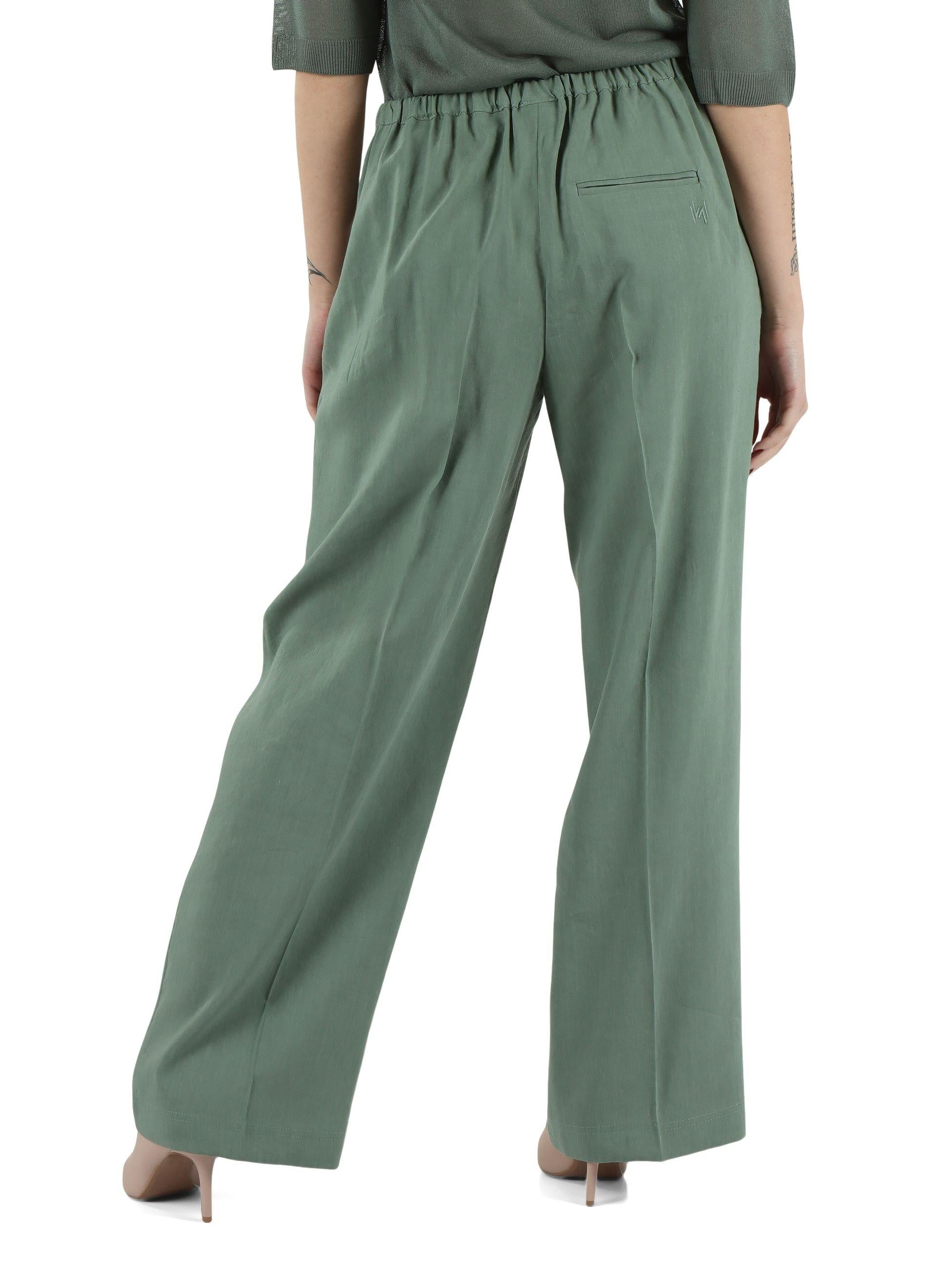 pantalone in lino MLMALLORO 003 MARella MONOCHROME 