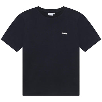 t-shirt mini logo petto J25P23 849 BOSS 