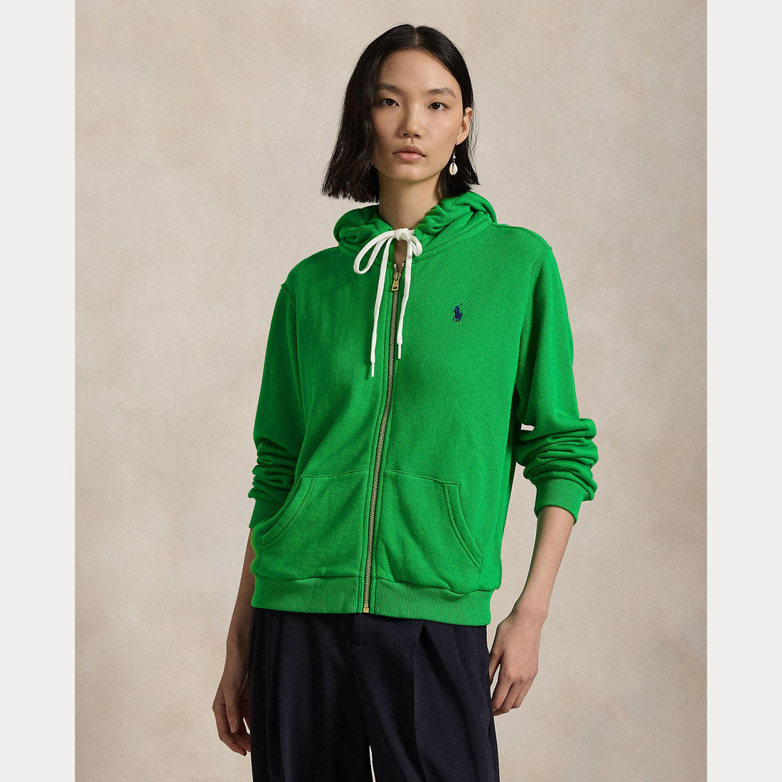 felpa full zip e cappuccio 211-935584 012 RALPH LAUREN POLO 