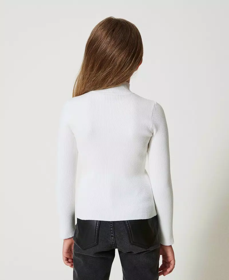 lupetto a costine 242GJ3190 00526 TWINSET GIRL 