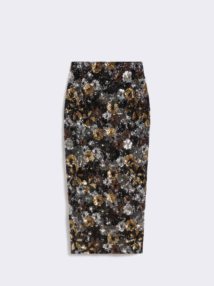 gonna tubino in tulle e pailettes DAMIANA 001 MAXMARA STUDIO 