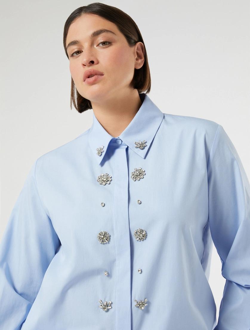 camicia con ricami MRNFULMINE 010 MARINA RINALDI 
