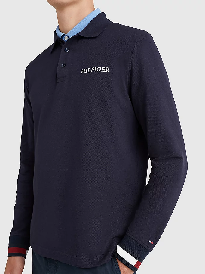 Polo regular maniche lunghe MW0MW29527 DW5 TOMMY HILFIGER 