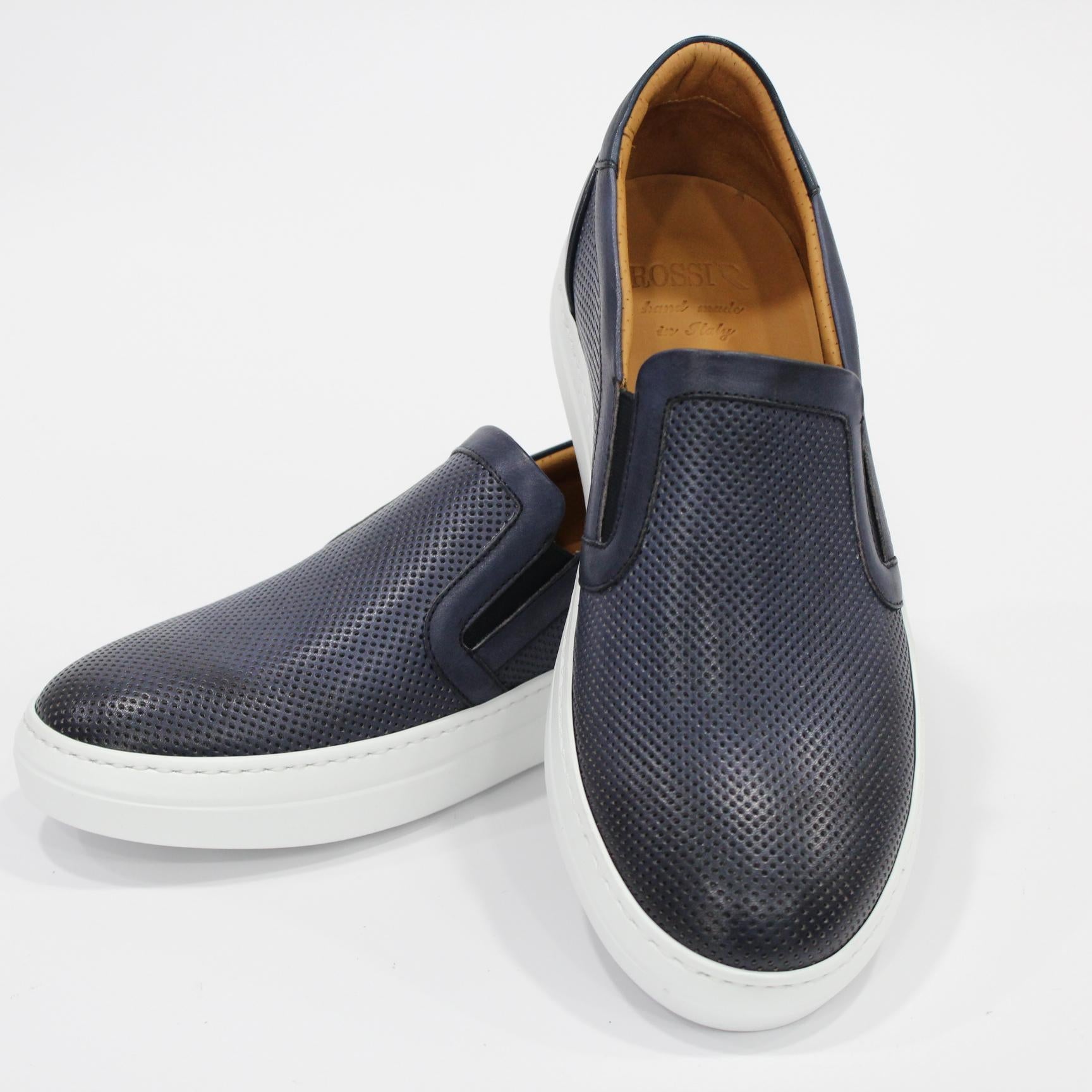 SLIP-ON IN PELLE 241 JEANS ROSSI 