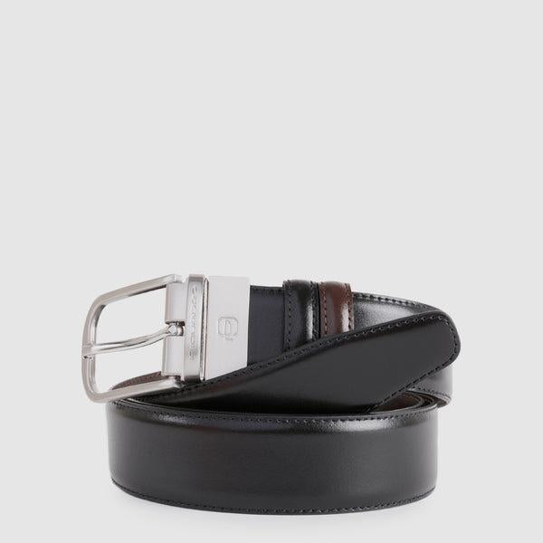 cintura in pelle bicolor CU3049C11 NM PIQUADRO 