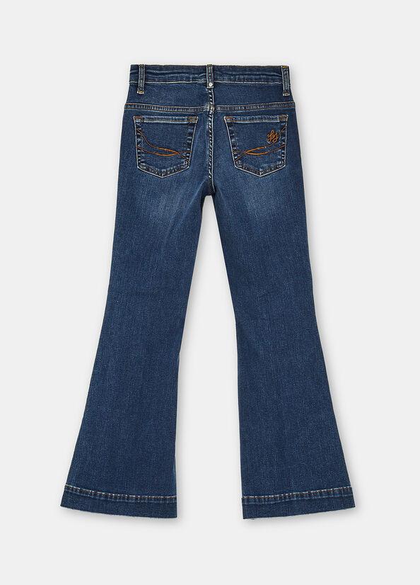 jeans ampio in denim GF5120DS615 78368 LIU JO JUNIOR 
