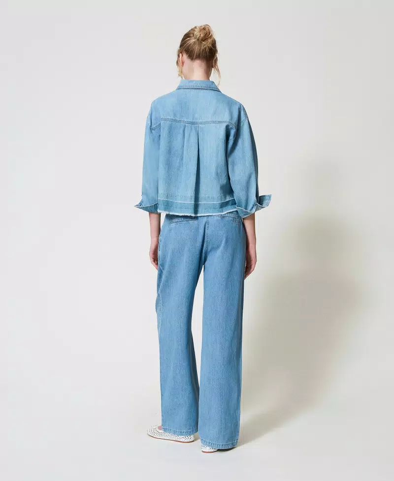 jeans wide leg 251AP2341 03498 TWINSET ACTITUDE 