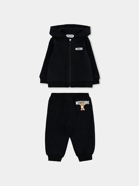 tuta con logo MUK05GLCA40 60100 MOSCHINO KIDS 