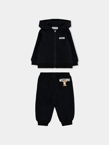 tuta con logo MUK05GLCA40 60100 MOSCHINO KIDS 