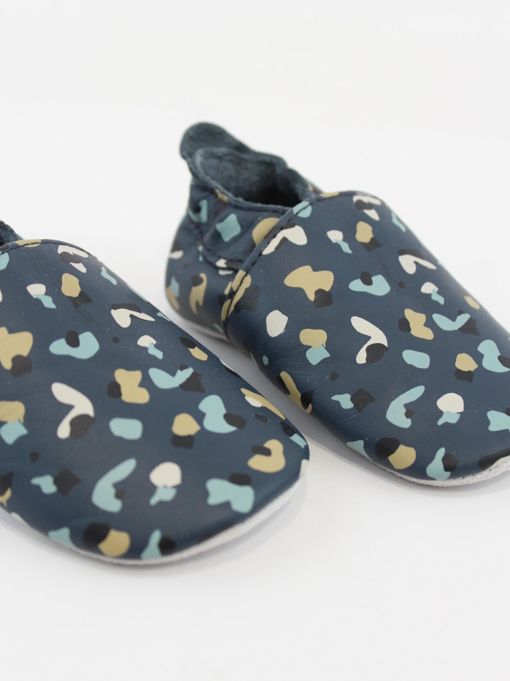 Scarpina bassa con fantasia 1224-178-01 NAVY BOBUX 