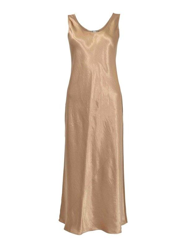 abito lungo in raso MMLTALETE 009 MM MAXMARA 