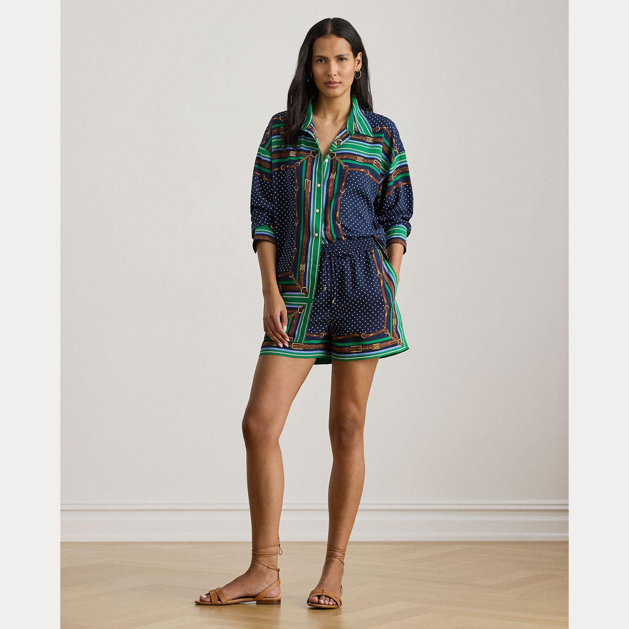 shorts con stampa 200-B20822 001 LAUREN RALPH LAUREN 