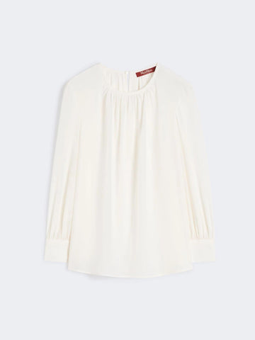 blusa girocollo in seta MSTCOLMO 008 MAXMARA STUDIO 