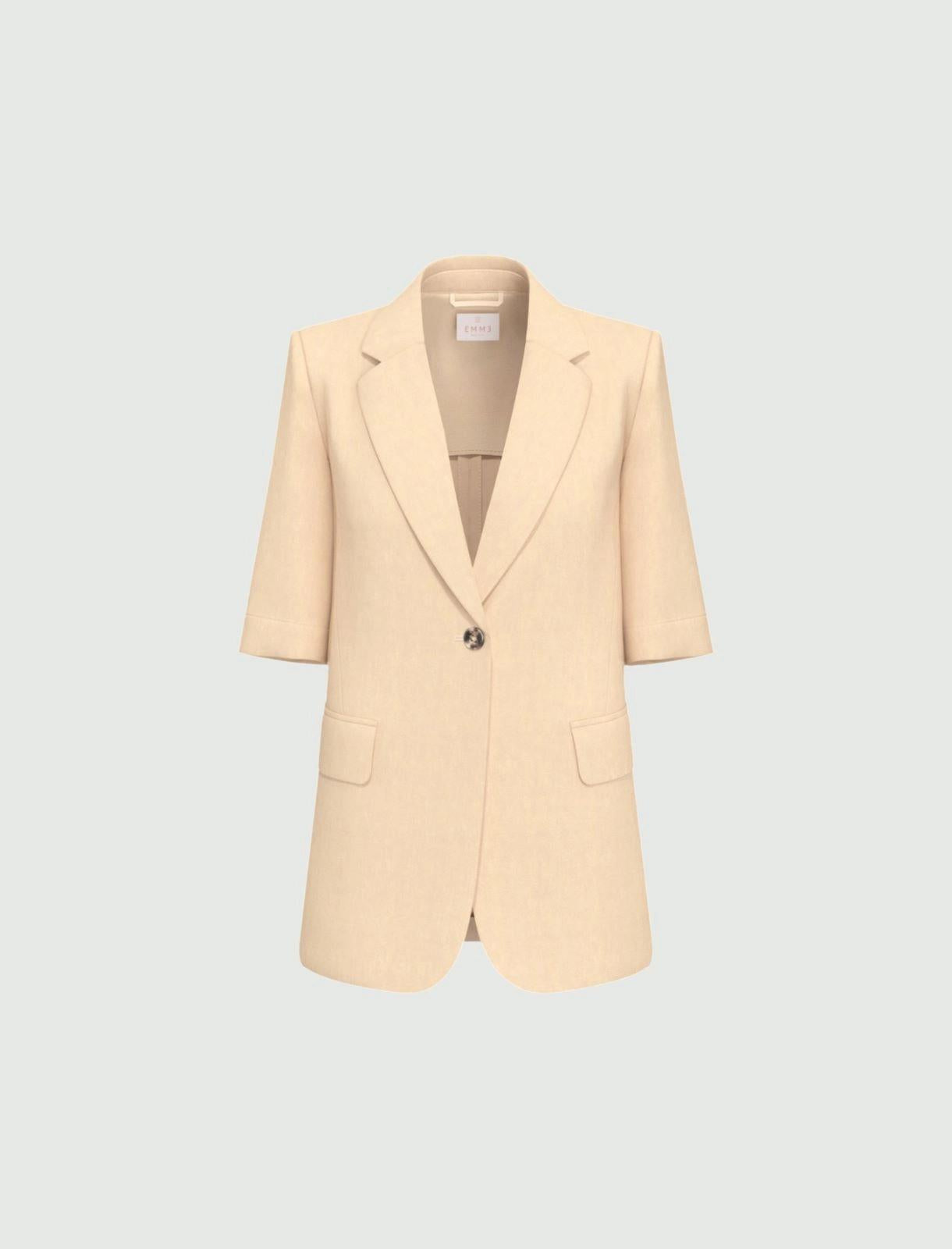 blazer manica corta in lino EMMCORONE 003 EMME MARELLA 